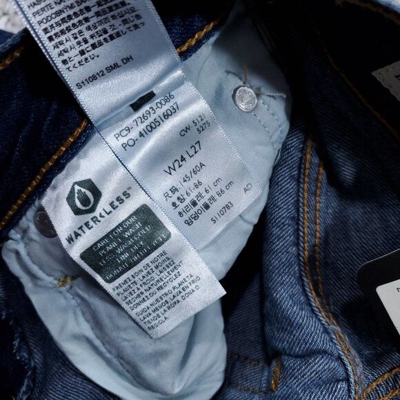 Levi's Premium Ribcage Straight Ankle Jeans Super High Rise Women's Size 24 x 27 - Picture 7 of 13